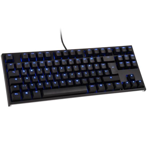 ducky clavier ducky one 2 tkl backlit pbt gaming mx-silver noir