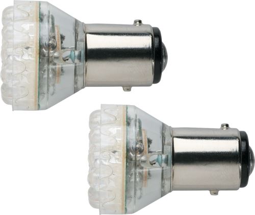 Race Sport feux de voiture P21 / 5W LED 12V 1W 2 pièces rouges