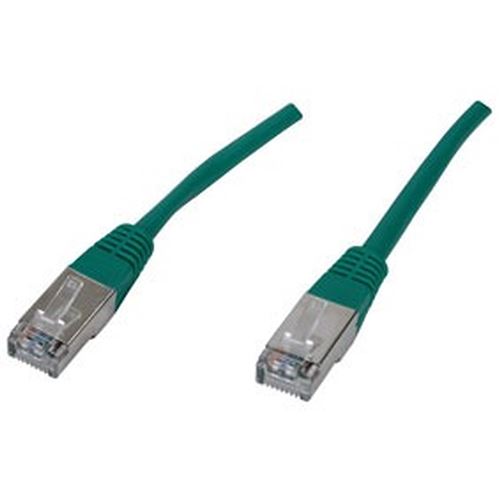 Cordon RJ45 catégorie 6 F/UTP vert - 0,5 m