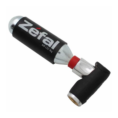 Gonfleur zefal ez push argent (debit reglable) vp-vs (livre avec cartouche 16g filete)