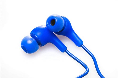 JVC HA-FX9BT Gumy - In-ear hoofdtelefoons met micro - inwendig - Bluetooth - draadloos - blauw