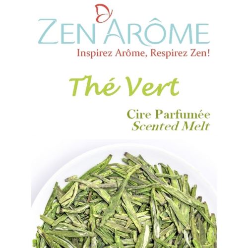Cire parfumée senteur thé vert - blanc