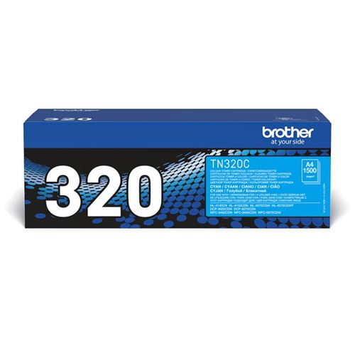 Toner, TN320, Cyan, 1.5K, Brother TN320C by Brother