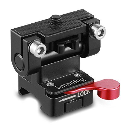 SMALLRIG Monitor Support avec Quick Release NATO Clamp et Friction de L'axe de Rotation Jsqu'à 180° pour Une Meilleure Monitoring 21