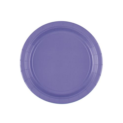 Amscan assiettes de fête violet 17,7 cm 20 pièces carton