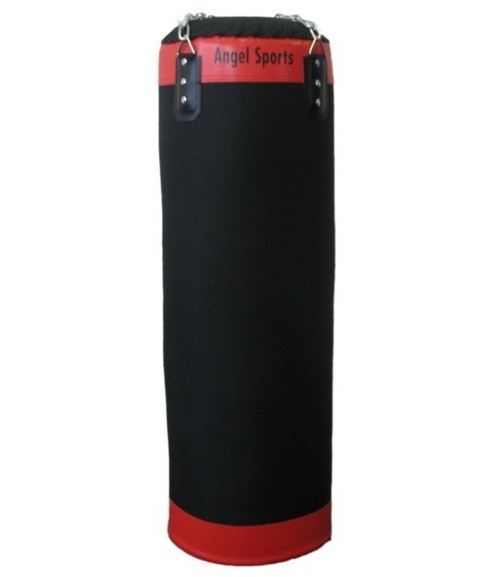 Angel Sports Sac de boxe 60 cm de 10 kg noir / rouge