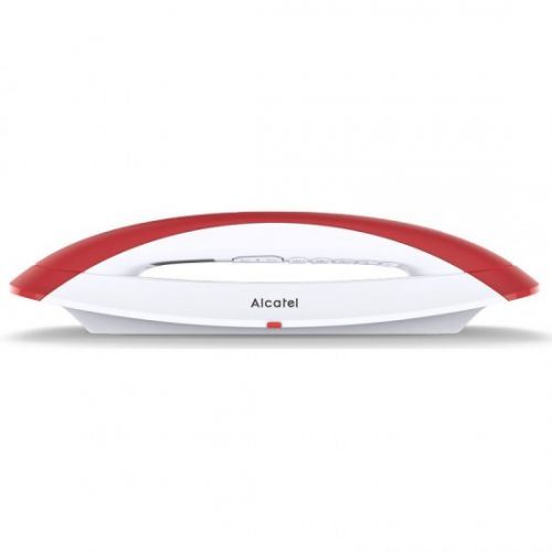 Alcatel Design Smile - Téléphone sans fil avec ID d'appelant - DECT - blanc/rouge