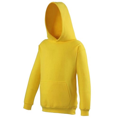 Awdis - Sweatshirt à capuche - Enfant unisexe (3-4 ans) (Jaune soleil) - UTRW169