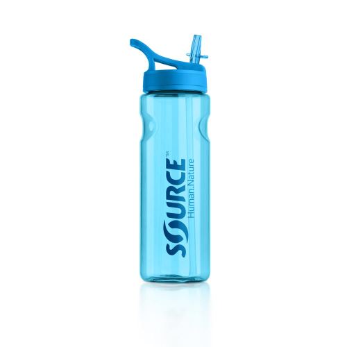 Bouteille extérieure en Tritan Source Super forte sans BPA 750ml bleu clair