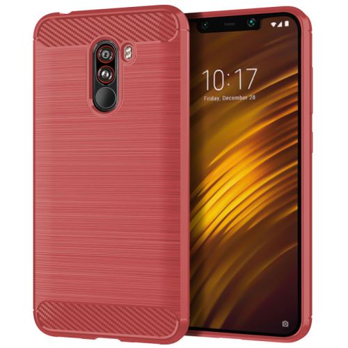 Housse étui TPU Anti-chute pour Xiaomi Mi Pocophone F1 - Rouge -4360