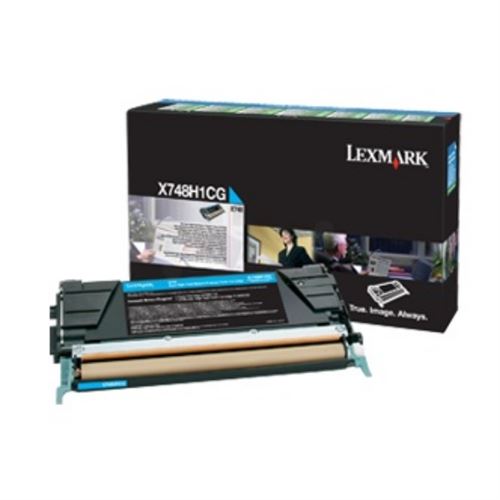 Lexmark - Cyaan - origineel - tonercartridge Lexmark Corporate - voor Lexmark X748de, X748dte