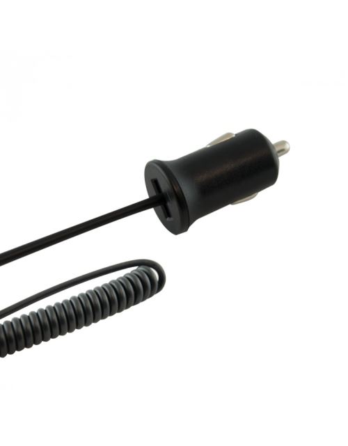 Chargeur De Voiture Micro Usb 2,1a Noir Ksix