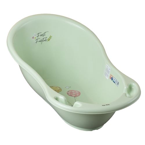 MonMobilierDesign Baignoire b&eacute;b&eacute; avec thermom&egrave;tre Vert Forest 102 cm