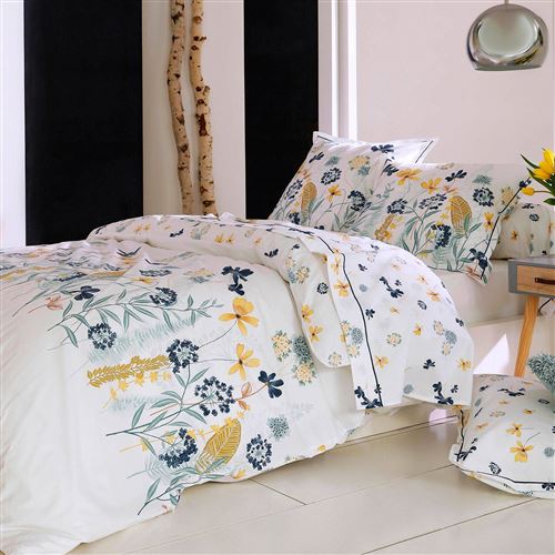 Drap housse percale Bornéo TRADILINGE - 90 x 190 cm