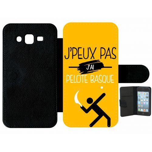 Etui à rabat samsung galaxy j7 j peux pas j ai pelote basque 10