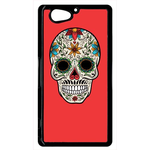 Coque Sony Xperia Z2 Compact Crane Couleurs Fond Rouge