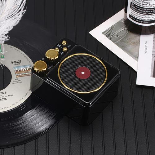 T10 Portable Vintage phonographe son TF extérieur sans fil Bluetooth 4.2 Haut-parleurs Kiliaadk208