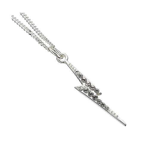 Officiellement sous licence Harry Potter Swarovski cristaux Lightning Bolt Collier pendentif