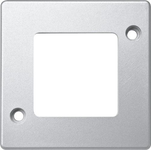 Merten 480160 Rahmen, 1fach, mattsilber, PANZER