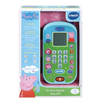 Jeu électronique Vtech Smartphone éducatif Peppa Pig