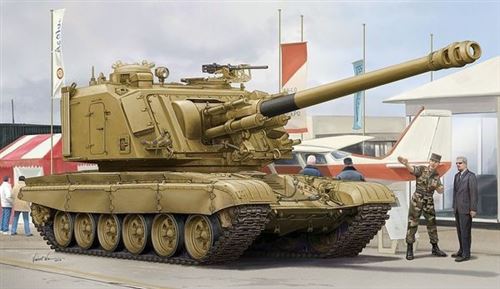 Gct 155mm Au-f1 Sph Based On T-72 - 1:35e - Hobby Boss