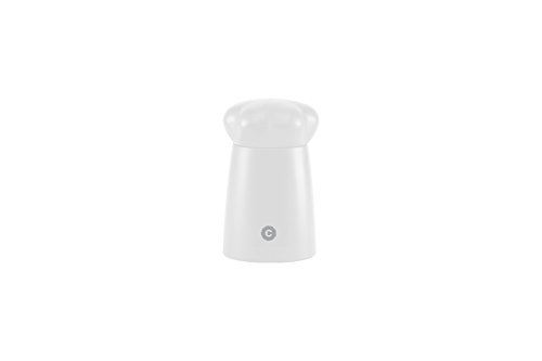 Crush grind 060090-0010 moulin à épices, plastique, blanc, 6,3 x 6,3 x 10,5 cm