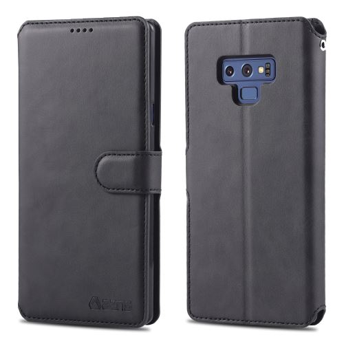 Etui en PU avec support noir pour votre Samsung Galaxy Note9 N960