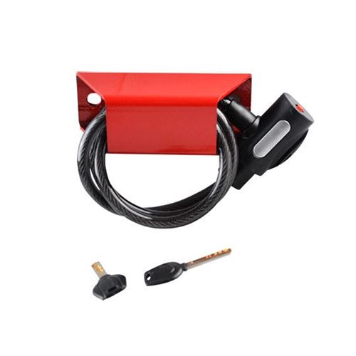 Sabot d'ancrage et antivol mottez noir