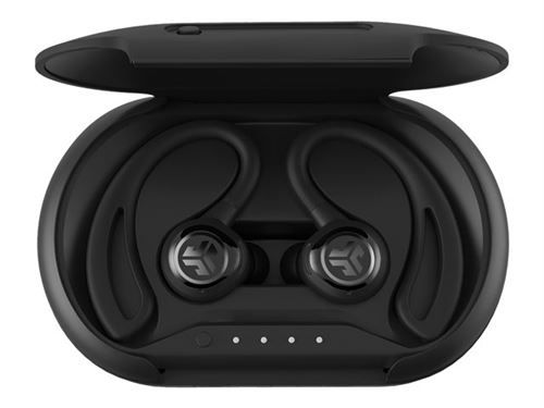 JLab Audio Epic Air - Werkelijk draadloze koptelefoon met micro - inwendig - bevestiging over het oor - Bluetooth - zwart
