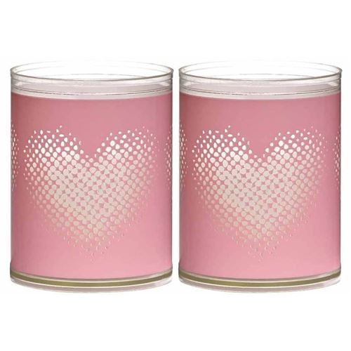 Bolsius Bougies 6 pcs Cœur Rose 103622396740