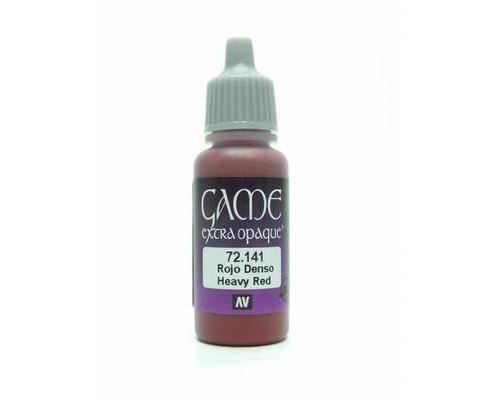 VAL72141 - Vallejo Extra Opaque - Heavy Red 17ml - Modélisation plastique Peintures