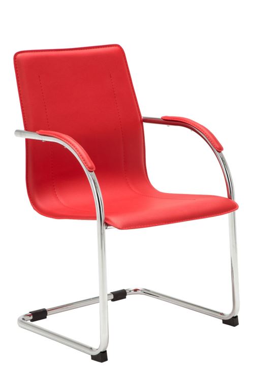 Chaise visiteur Melina , Rouge