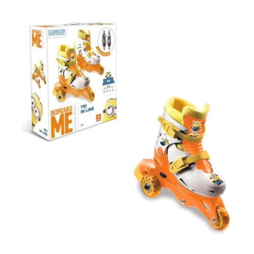 LES MINIONS - Rollers enfant évolutifs 2 en 1 ajustable du 29 au 32 - Mixte - A partir de 3 ans