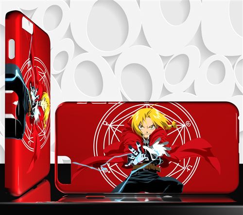 Coque Design Iphone 7+ 7 PLUS MANGA FULLMETAL ALCHEMIST - HAGANE NO RENKINJUTSUSHI - Réf 22