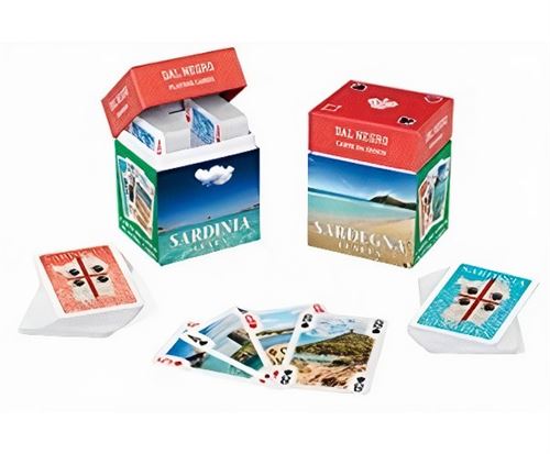 Dal Negro mini cartes à jouer Carton souvenir Sardaigne 110 pièces