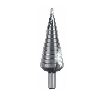 Alésoir Tuyau PVC PPR Foret Étagé 6 Pièces - Outil Perçage Précis Pour Tubes 20 à 63 Mm
