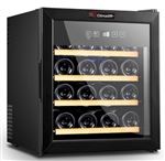 Climadiff CLS16H - Cave à vin - pose libre - largeur : 43 cm - profondeur : 48.5 cm - hauteur : 51.5 cm - 40 litres - classe C - noir