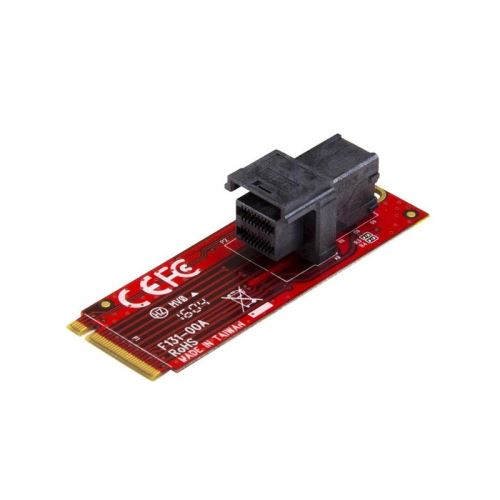 Startech.com Disque Startech Adaptateur U.2 Vers M.2 Pcie Pour Ssd U.2 Nvme - Sff-8639 - Pci Express 3.0 X4 - Image 1