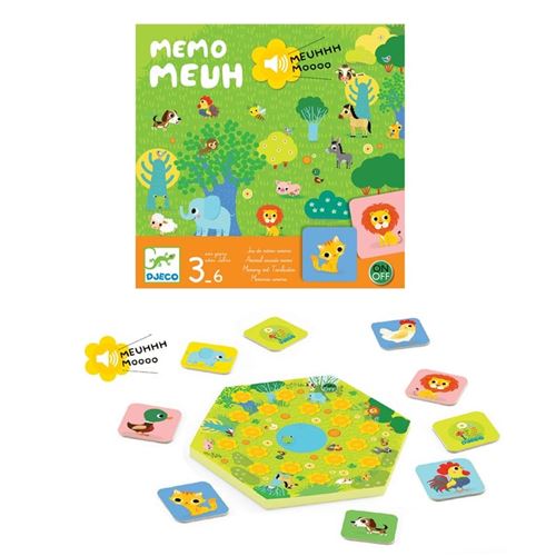 Jeu classique Djeco Mémo Meuh