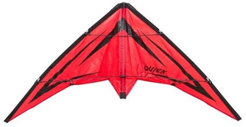 Invento cerf-volant pilotable deux lignes Quick Lava 115 cm rouge