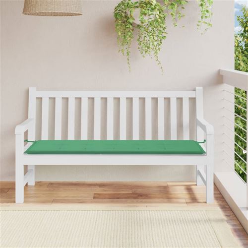 Vidaxl Vert Tuinbankkussen 150X50x3 Cm Oxford Stof Groen43207 - Image 1