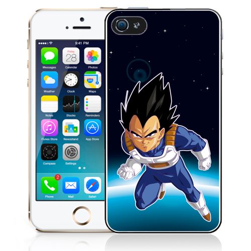 Coque pour iPhone 5C dragon ball vegeta espace