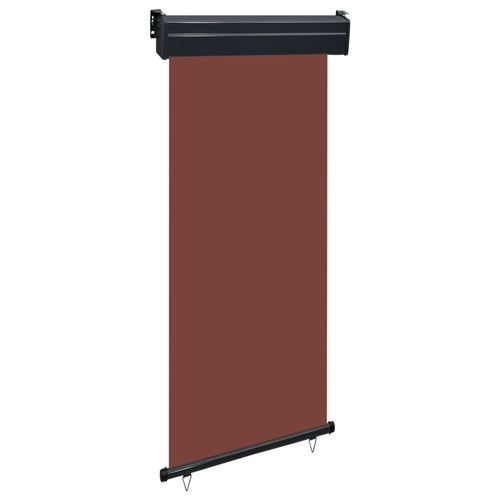 vidaXL Auvent latéral de balcon 80x250 cm Marron