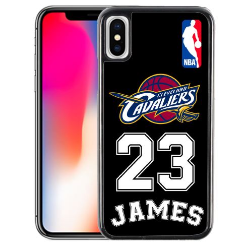 Coque pour iPhone XS lebron james noir