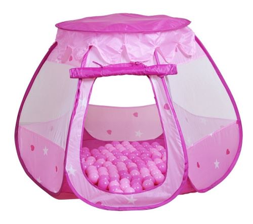 Knorrtoys - 55325 - tente à balles princesse bella rose 100 balles - 100x100x90 cm