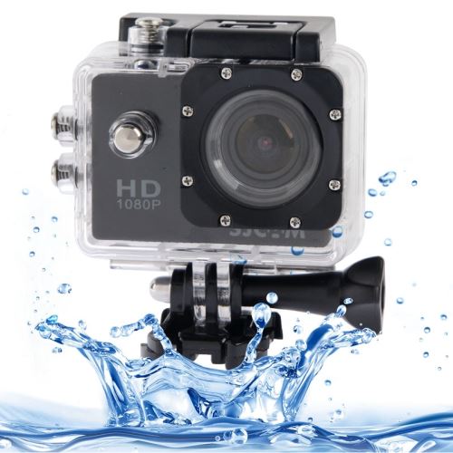Caméra sport SJCAM SJ4000 Full HD 1080P caméscope LCD LCD 1,5 pouces avec étui étanche, capteur CMOS 12,0 méga, 30 m imperméable (noir)
