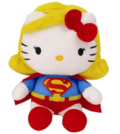 Peluche Hello Kitty Superwoman 27 cm