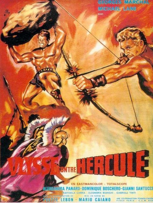 Ulysse Contre hercule AFFICHE CINEMA ORIGINALE