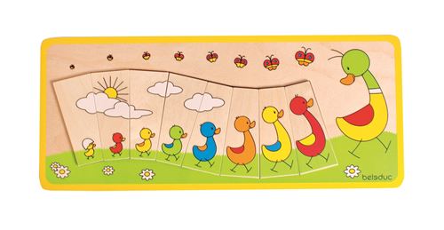 beleduc puzzle puzzle famille canard 8 pièces
