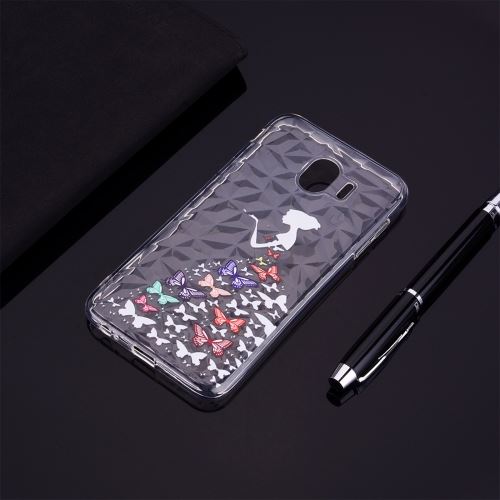 Galaxy J6 (2018) Coque Protection Tpu Papillon Bijoux Incrusté Als90628